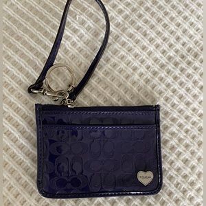 Dark Purple Coach Mini Skinny
